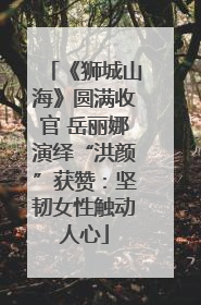 《狮城山海》圆满收官 岳丽娜演绎“洪颜”获赞：坚韧女性触动人心