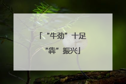 “牛劲”十足“犇”振兴
