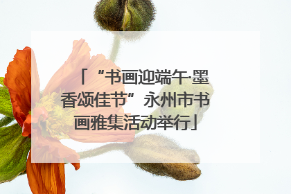 “书画迎端午·墨香颂佳节”永州市书画雅集活动举行