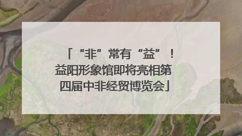 “非”常有“益”！益阳形象馆即将亮相第四届中非经贸博览会