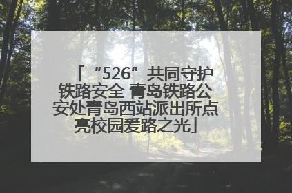“526”共同守护铁路安全 青岛铁路公安处青岛西站派出所点亮校园爱路之光
