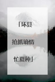 环县 抢抓墒情忙夏种