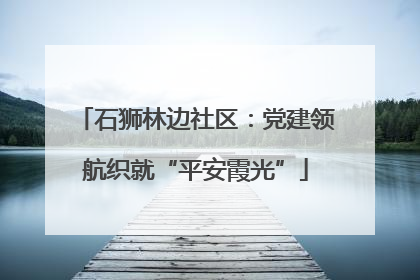 石狮林边社区：党建领航织就“平安霞光”