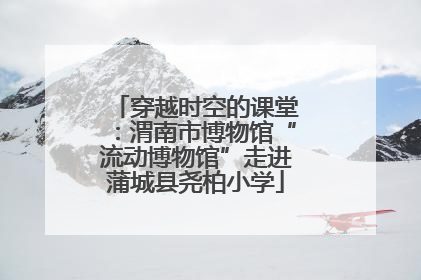 穿越时空的课堂：渭南市博物馆“流动博物馆”走进蒲城县尧柏小学