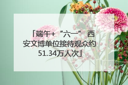 端午+“六一” 西安文博单位接待观众约51.34万人次