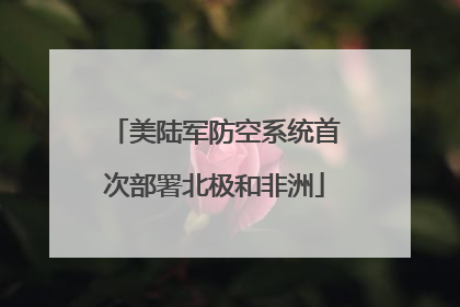 美陆军防空系统首次部署北极和非洲