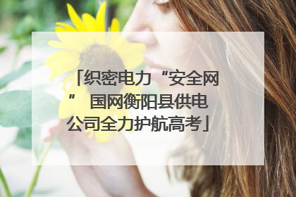 织密电力“安全网” 国网衡阳县供电公司全力护航高考