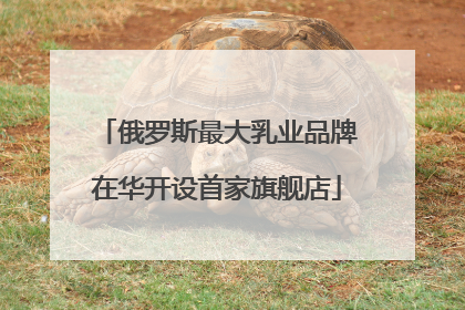 俄罗斯最大乳业品牌在华开设首家旗舰店