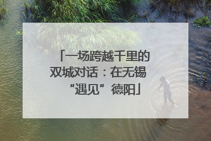 一场跨越千里的双城对话：在无锡“遇见”德阳