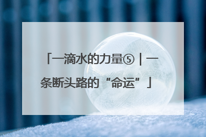 一滴水的力量⑤｜一条断头路的“命运”