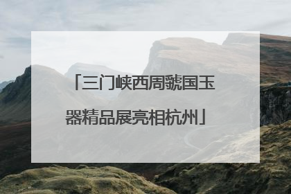 三门峡西周虢国玉器精品展亮相杭州