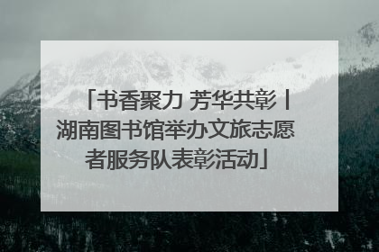书香聚力 芳华共彰丨湖南图书馆举办文旅志愿者服务队表彰活动
