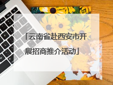 云南省赴西安市开展招商推介活动