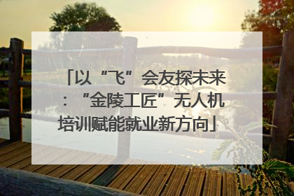 以“飞”会友探未来：“金陵工匠”无人机培训赋能就业新方向