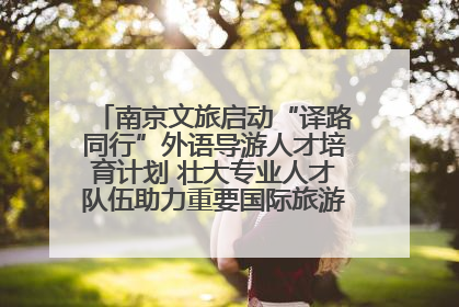南京文旅启动“译路同行”外语导游人才培育计划 壮大专业人才队伍助力重要国际旅游目的地建设