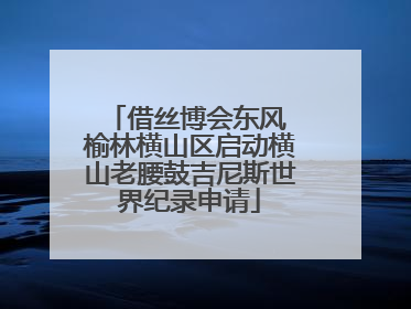借丝博会东风 榆林横山区启动横山老腰鼓吉尼斯世界纪录申请