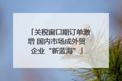 关税窗口期订单激增 国内市场成外贸企业“新蓝海”