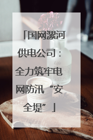 国网漯河供电公司：全力筑牢电网防汛“安全堤”