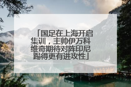 国足在上海开启集训，主帅伊万科维奇期待对阵印尼踢得更有进攻性