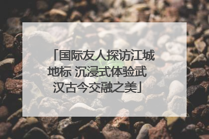 国际友人探访江城地标 沉浸式体验武汉古今交融之美