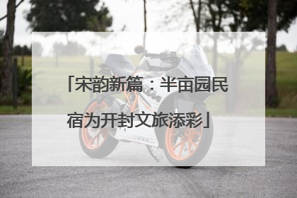 宋韵新篇：半亩园民宿为开封文旅添彩