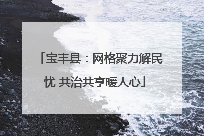 宝丰县：网格聚力解民忧 共治共享暖人心
