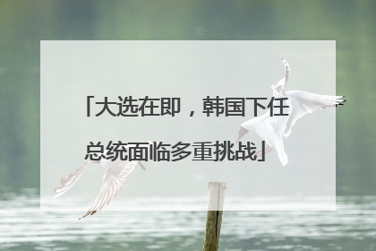 大选在即，韩国下任总统面临多重挑战