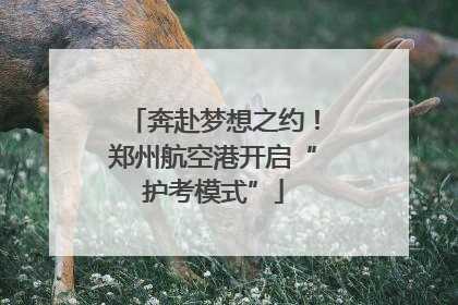 奔赴梦想之约！郑州航空港开启“护考模式”