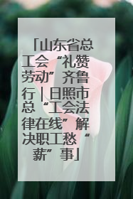 山东省总工会“礼赞劳动”齐鲁行｜日照市总“工会法律在线”解决职工愁“薪”事