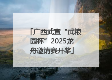 广西武宣“武粮园杯”2025龙舟邀请赛开桨