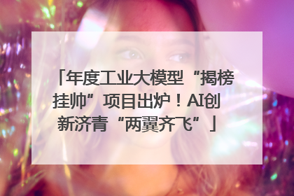 年度工业大模型“揭榜挂帅”项目出炉！AI创新济青“两翼齐飞”