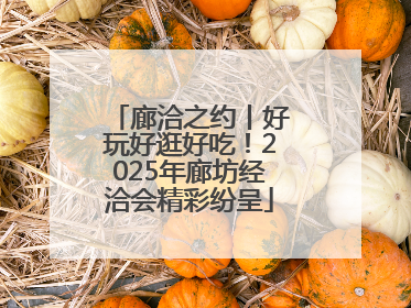 廊洽之约丨好玩好逛好吃！2025年廊坊经洽会精彩纷呈
