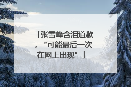张雪峰含泪道歉，“可能最后一次在网上出现”