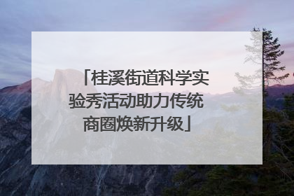 桂溪街道科学实验秀活动助力传统商圈焕新升级