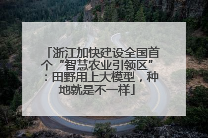 浙江加快建设全国首个“智慧农业引领区”：田野用上大模型，种地就是不一样