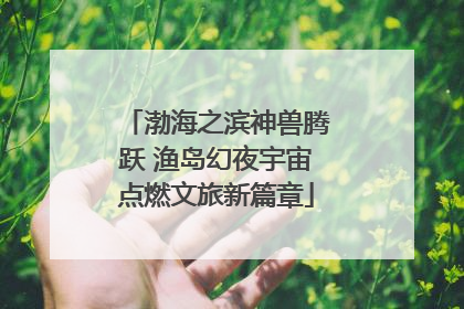渤海之滨神兽腾跃 渔岛幻夜宇宙点燃文旅新篇章