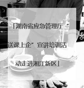 湖南省应急管理厅“送课上企”宣讲培训活动走进湘江新区