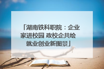 湖南铁科职院：企业家进校园 政校企共绘就业创业新图景