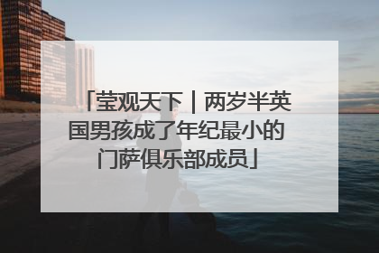 莹观天下｜两岁半英国男孩成了年纪最小的门萨俱乐部成员