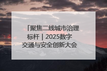 聚焦二线城市治理标杆｜2025数字交通与安全创新大会在保定隆重开幕