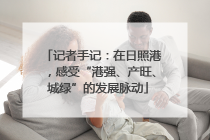 记者手记：在日照港，感受“港强、产旺、城绿”的发展脉动