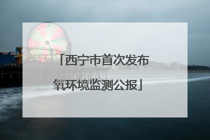 西宁市首次发布氧环境监测公报