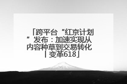 跨平台“红京计划”发布：加速实现从内容种草到交易转化丨变革618