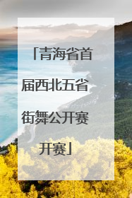 青海省首届西北五省街舞公开赛开赛