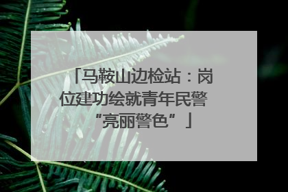马鞍山边检站：岗位建功绘就青年民警“亮丽警色”