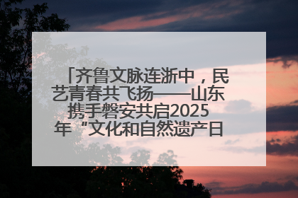 齐鲁文脉连浙中，民艺青春共飞扬——山东携手磐安共启2025年“文化和自然遗产日”系列活动