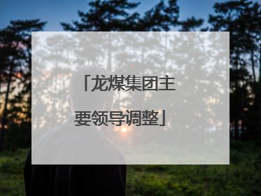 龙煤集团主要领导调整