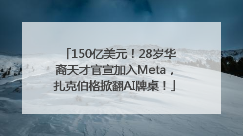 150亿美元！28岁华裔天才官宣加入Meta，扎克伯格掀翻AI牌桌！