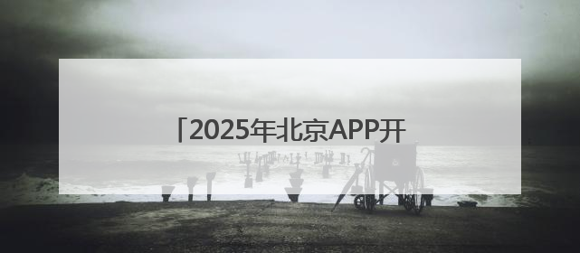 2025年北京APP开发哪家靠谱？细数北京优质专业的APP开发公司