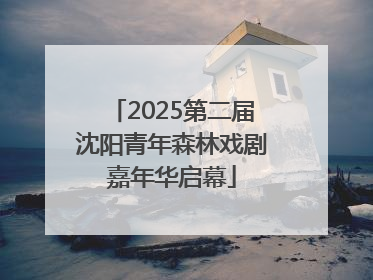 2025第二届沈阳青年森林戏剧嘉年华启幕